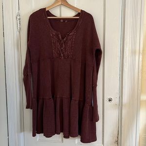 Free People Thermal Dress. Size Medium